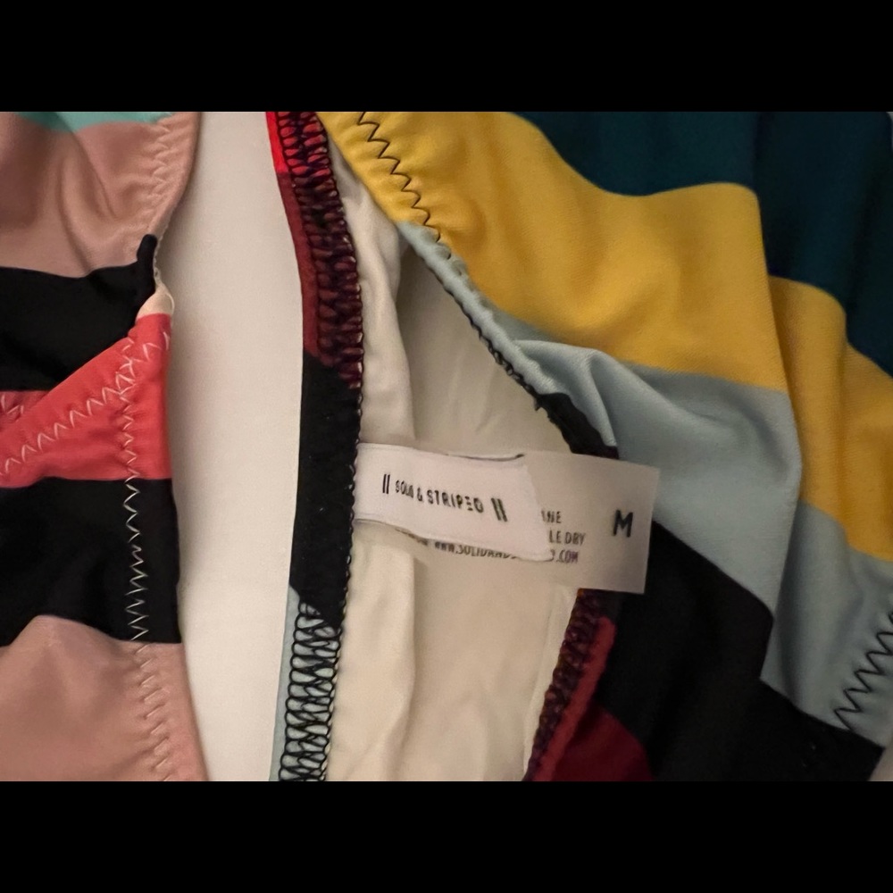 Solid & Striped Bikini, Size Medium, New - image 4